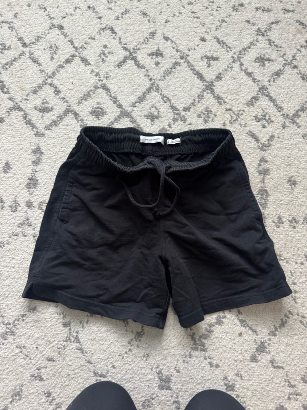 Urban Outfitters Black Drawstring Athletic Shorts